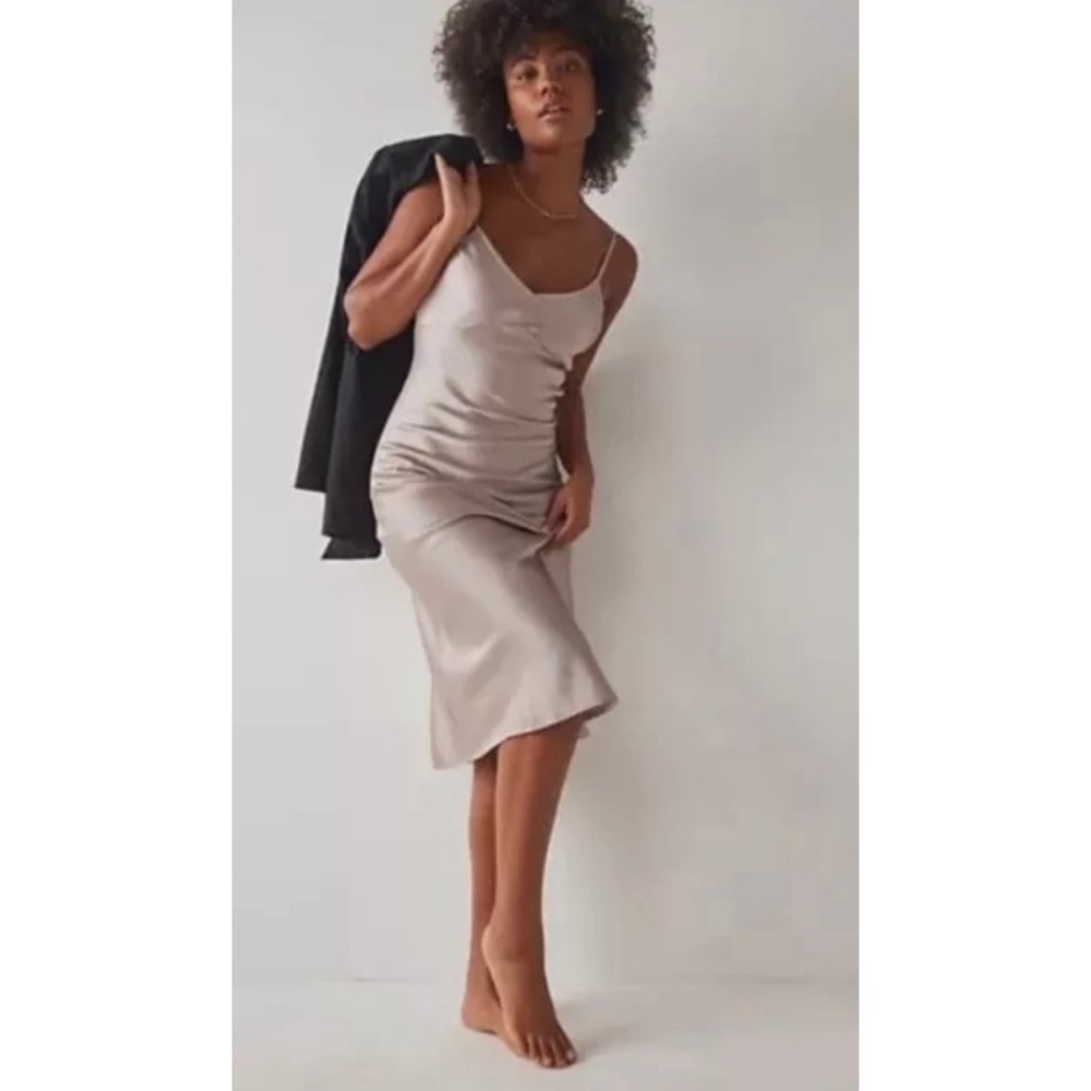 •Free People• Intimately Simply Biased Slip Dress